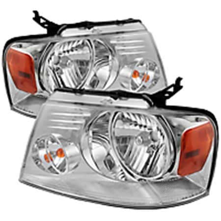 Spyder Crystal Headlights for 204-2008 Ford F150, Clear S2Z-5069825
